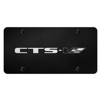 Autogold® - License Plate with Laser Etched CTS-V Logo