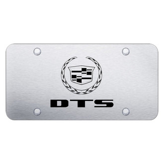 Autogold® - Brushed License Plate with Laser Etched DTS Logo