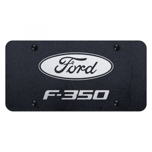 Autogold® - License Plate with Laser Etched F-350 Logo