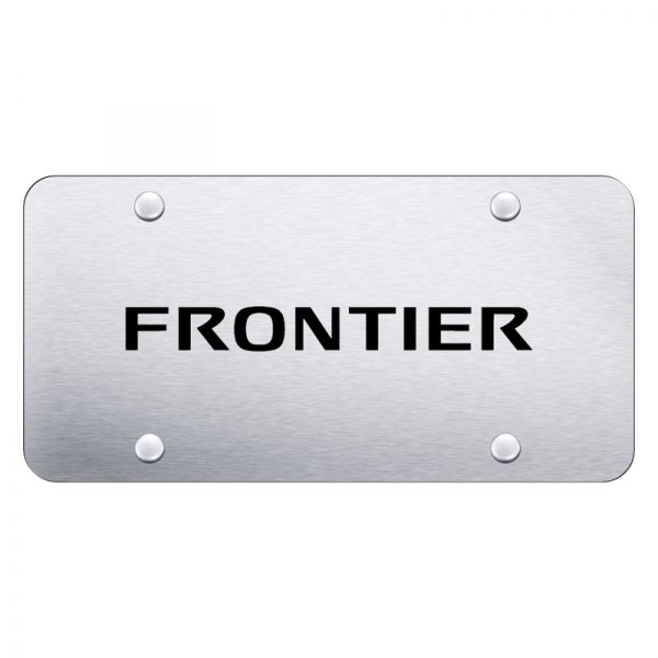 Autogold® - License Plate with Laser Etched Frontier Logo