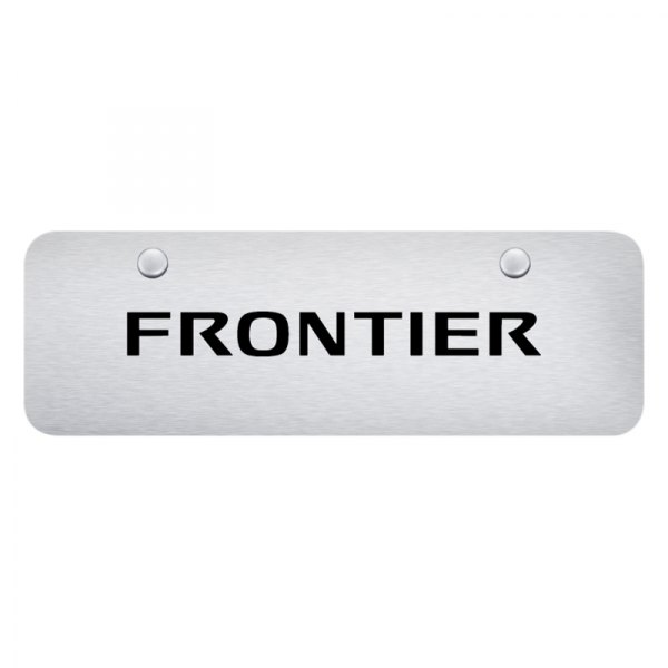 Autogold® - Mini Size License Plate with Laser Etched Frontier Logo
