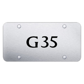 Autogold® - License Plate with Laser Etched Logo