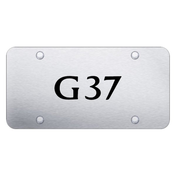 Autogold® - License Plate with Laser Etched G37 Logo