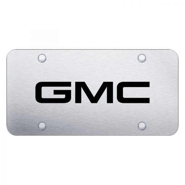 Autogold® - License Plate with Laser Etched GMC Logo