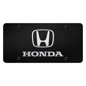 Happylicenseplateframeaa Honda Cr-V License Plate Tag Holder Metal Frame Car Tag Frame Auto License Plate Tag Holder Metal Holder 12in x 6in
