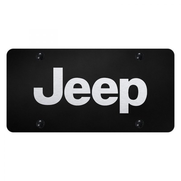 Autogold® - License Plate with Laser Etched Jeep Logo