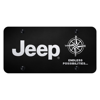 Autogold® - License Plate with Laser Etched Jeep Endless Logo