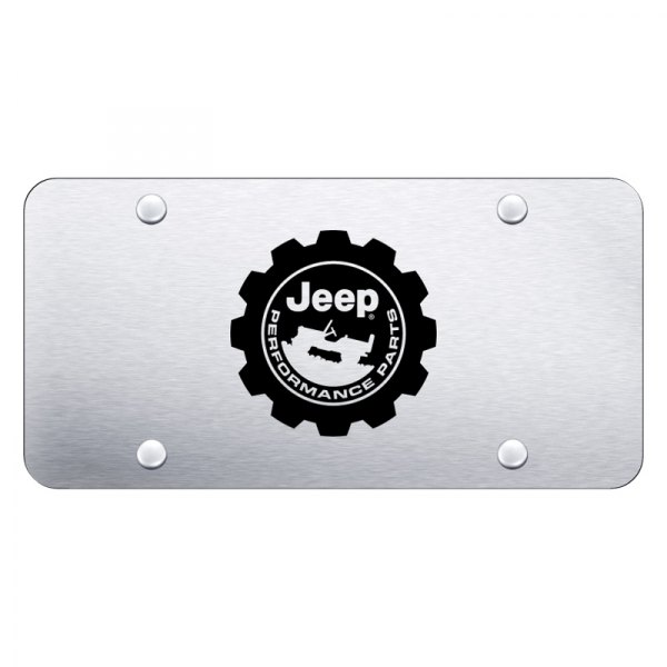 Autogold® - License Plate with Laser Etched Jeep Performance Logo