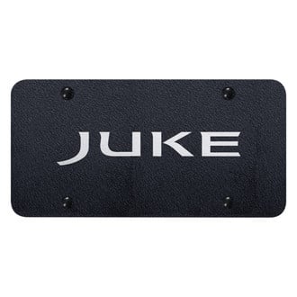 Autogold® - Black License Plate with Laser Etched Juke Logo
