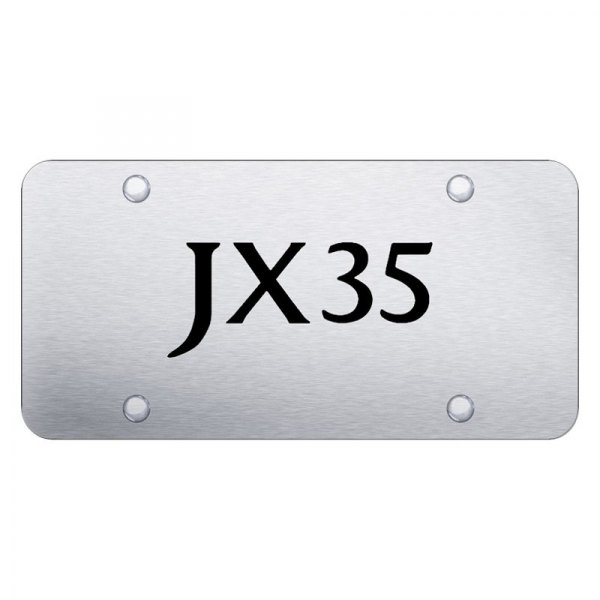 Autogold® - License Plate with Laser Etched JX35 Logo