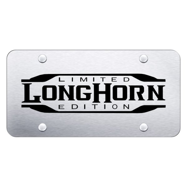 Autogold® - License Plate with Longhorn Limited Edition Logo