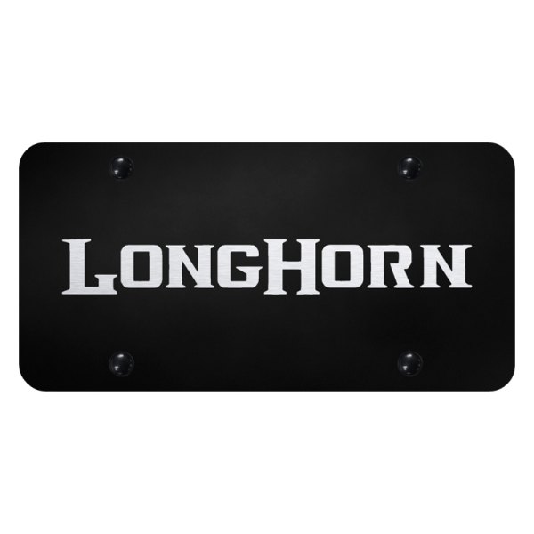 Autogold® - License Plate with Laser Etched Longhorn Logo