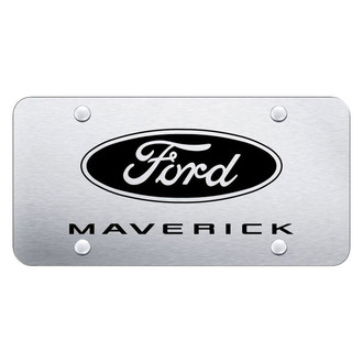 Autogold® - Brushed License Plate with Laser Etched Maverick 2022 Logo