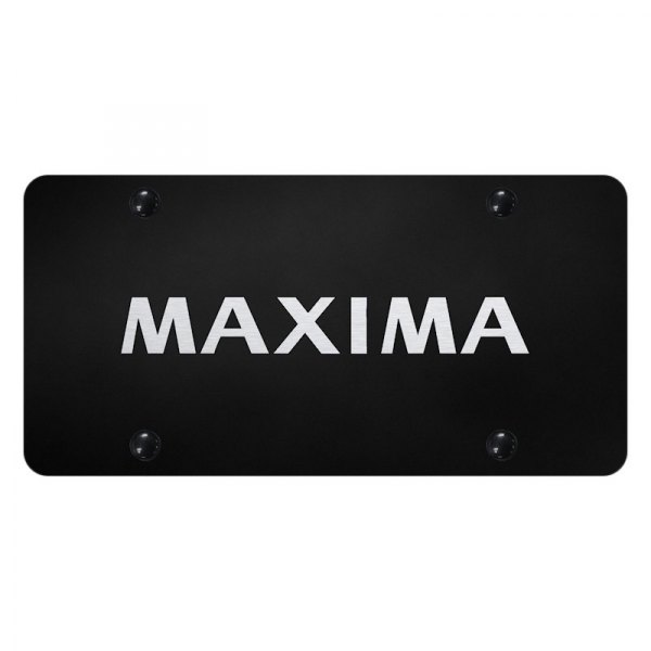 Autogold® - License Plate with Laser Etched Maxima Logo