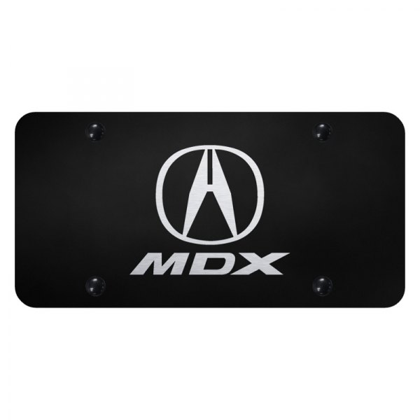 Autogold® - License Plate with Laser Etched MDX Logo and Acura Emblem