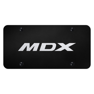 Autogold® - Black License Plate with Laser Etched MDX Logo