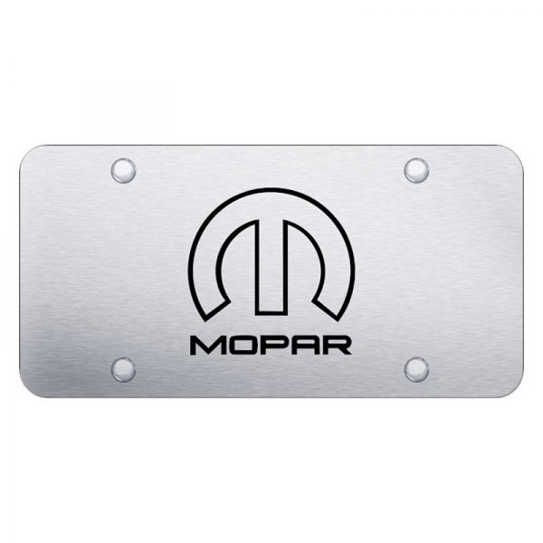 Autogold® - Reversed License Plate with Laser Etched Mopar Logo