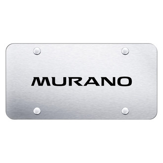 Autogold® - Brushed License Plate with Laser Etched Murano Logo