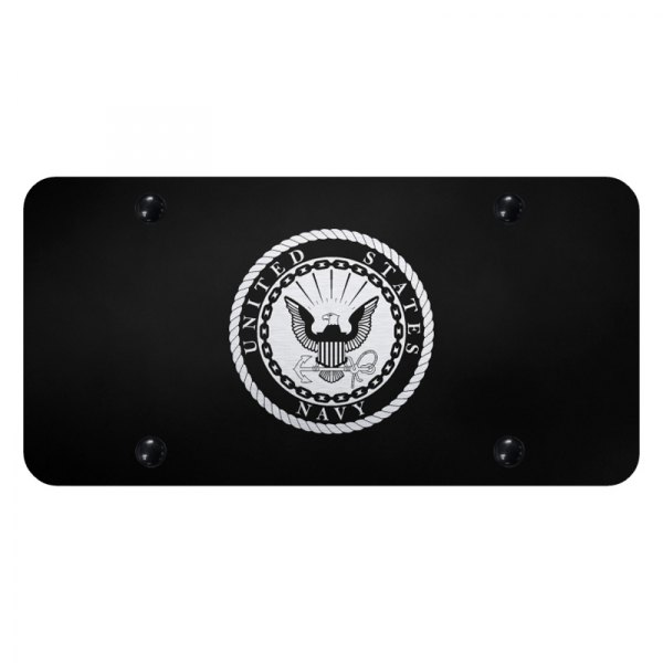 Autogold® - License Plate with 3D U.S. Navy Logo
