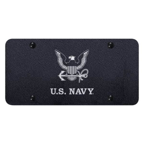 Autogold® - License Plate with Laser Etched U.S. Navy Eagle Logo