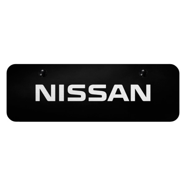Autogold® - Mini Size License Plate with Laser Etched Nissan Logo