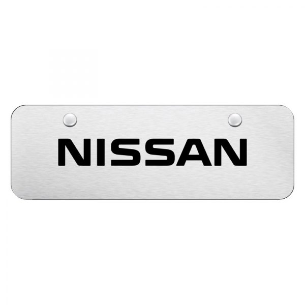 Autogold® - Mini Size License Plate with Laser Etched Nissan Logo