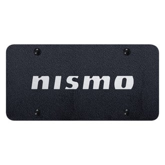 Autogold® - Rugged Black License Plate with Laser Etched NISMO Logo