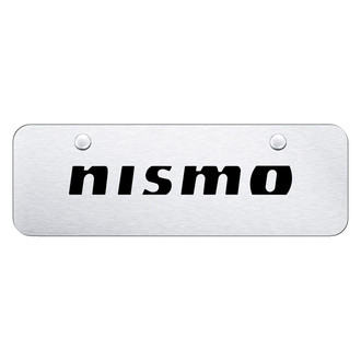 Autogold® - Brushed Mini Size License Plate with Laser Etched NISMO Logo