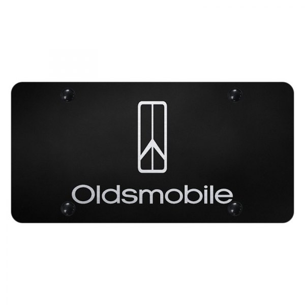 Autogold® - License Plate with Laser Etched Oldsmobile Rocket Logo