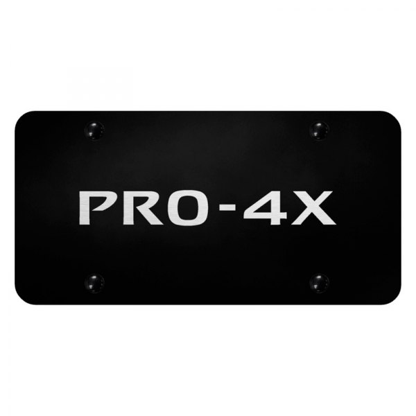 Autogold® - License Plate with Laser Etched PRO-4X Logo