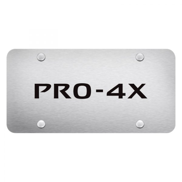 Autogold® - License Plate with Laser Etched PRO-4X Logo