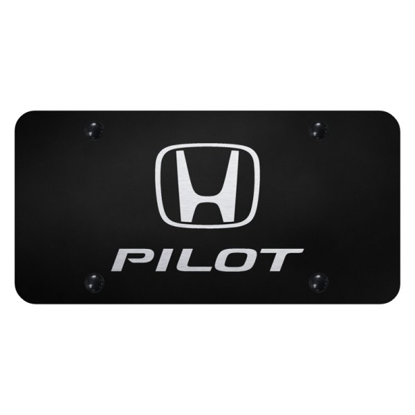 Autogold® - License Plate with Laser Etched Pilot Logo
