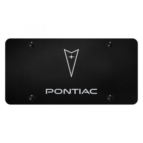 Autogold® - License Plate with Laser Etched Pontiac Logo