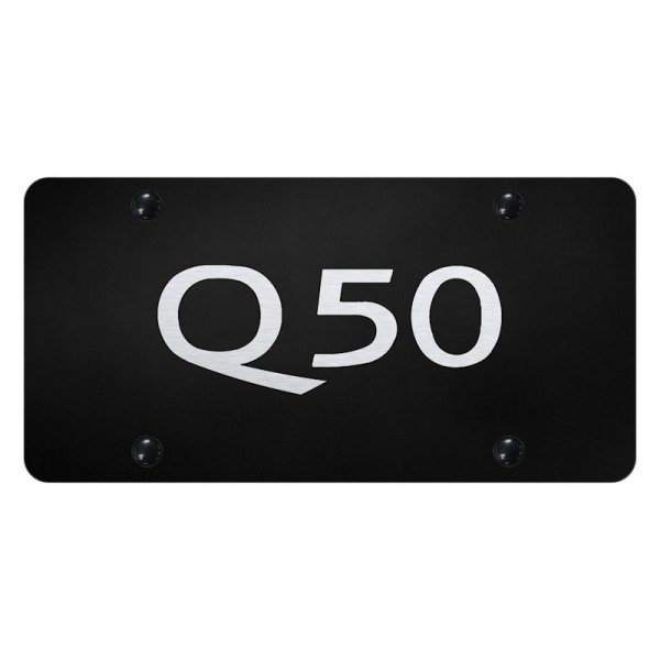 Autogold® - License Plate with Laser Etched Q50 Logo
