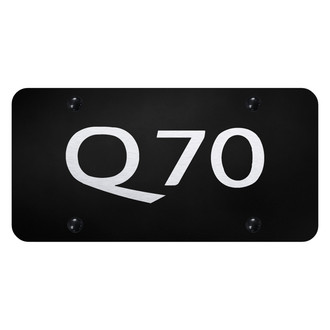 Autogold® - License Plate with Laser Etched Q70 Logo