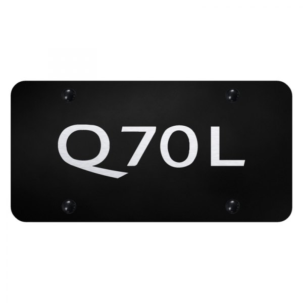 Autogold® - License Plate with Laser Etched Q70L Logo