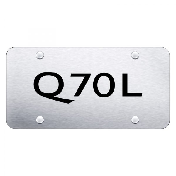 Autogold® - License Plate with Laser Etched Q70L Logo