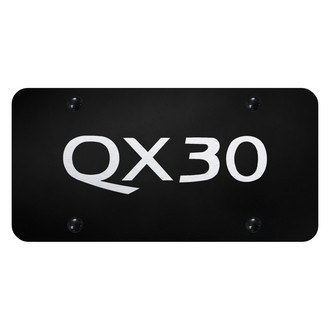 Autogold® - License Plate with Laser Etched QX30 Logo