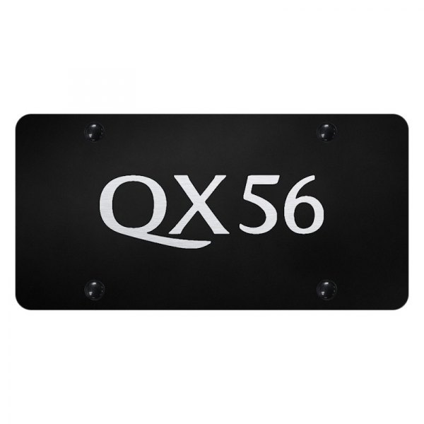 Autogold® - License Plate with Laser Etched QX56 Logo