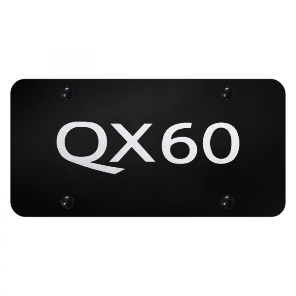Autogold® - License Plate with Laser Etched QX60 Logo