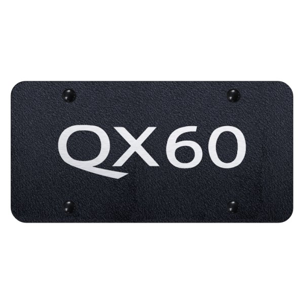 Autogold® - License Plate with Laser Etched QX60 Logo