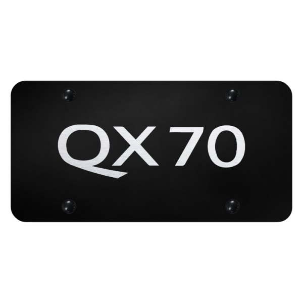 Autogold® - License Plate with Laser Etched QX70 Logo
