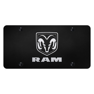 Autogold® - License Plate with Laser Etched RAM Logo and Emblem