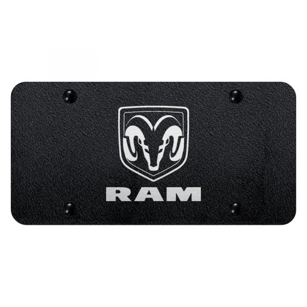 Autogold® - License Plate with Laser Etched RAM Logo and Emblem