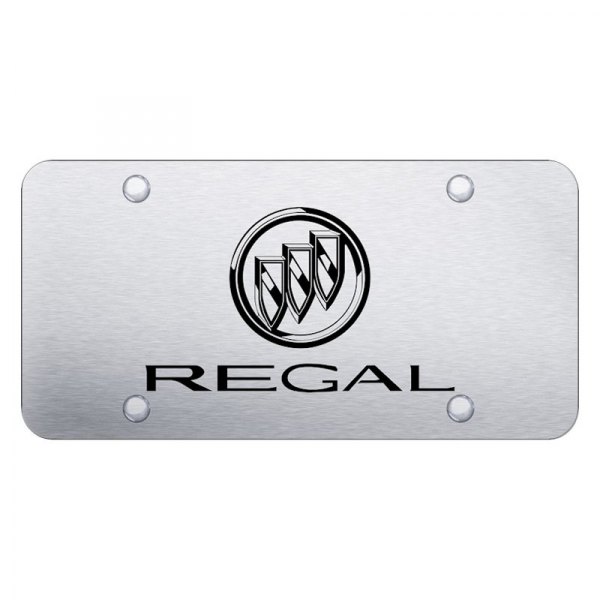 Autogold® - License Plate with Laser Etched Regal Logo