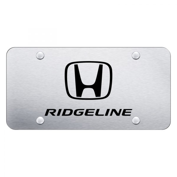 Autogold® - License Plate with Laser Etched Ridgeline Logo