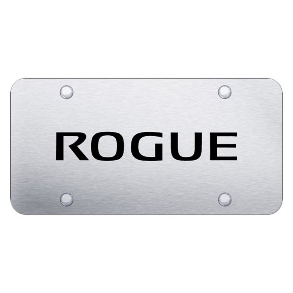 Autogold® - License Plate with Laser Etched Rogue Logo
