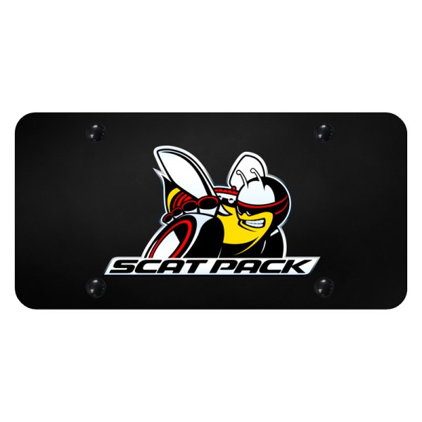 Autogold® - UV Printed License Plate with 3D Scat Pack Logo