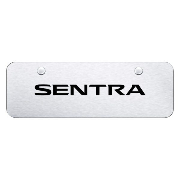 Autogold® - License Plate with Laser Etched Sentra Logo