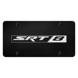 Autogold® - License Plate with Laser Etched SRT-8 Logo